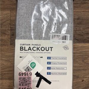 Blackout Curtain Panel - Light Gray